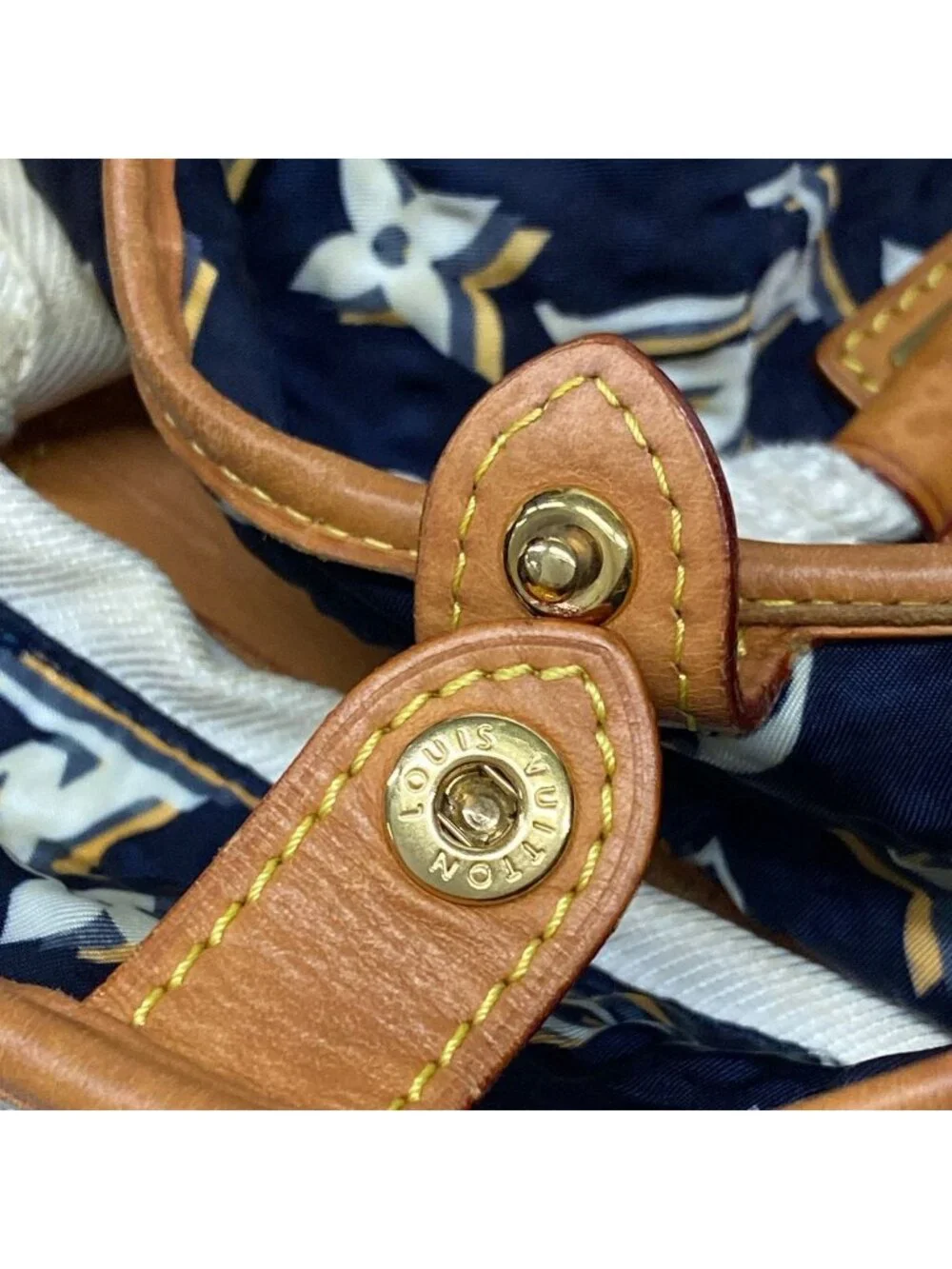 Louis Vuitton Handbag Collection Line Bulle MM Marine